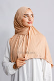 Jersey premium strass - Beige pink