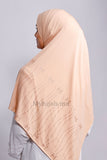 Jersey premium strass - Beige pink