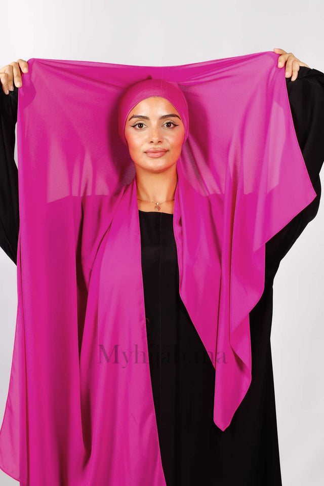 Crepe Bonnet Fermé - Rose fushia