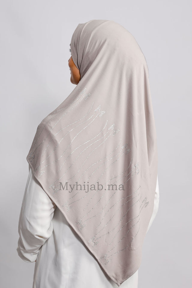Jersey premium strass - Gris