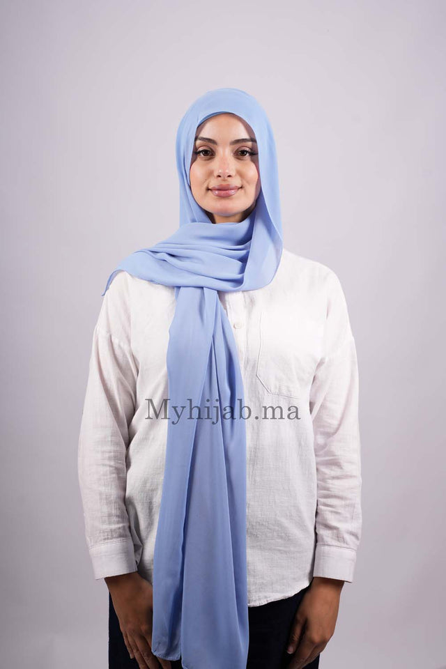 Crepe Bonnet Fermé - Blue pale