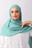 Crepe trois bandes - turquoise
