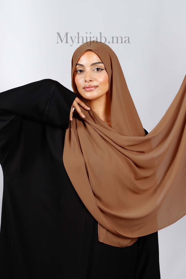 Crepe Bonnet Fermé - Marron