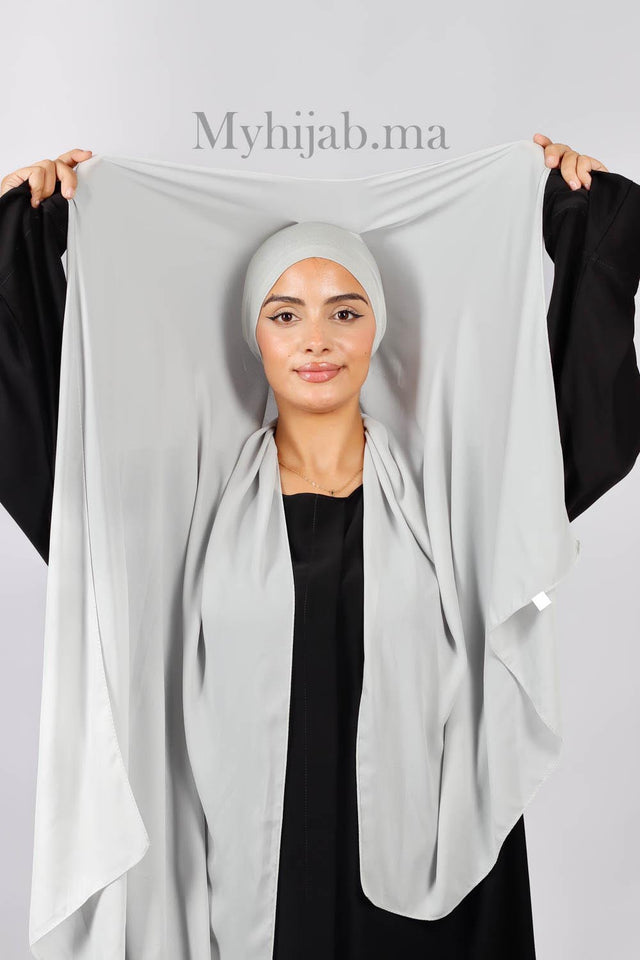 Crepe Bonnet Fermé - Gris clair