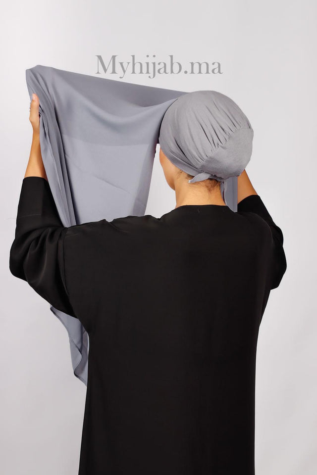 Crepe Bonnet Fermé - Gris