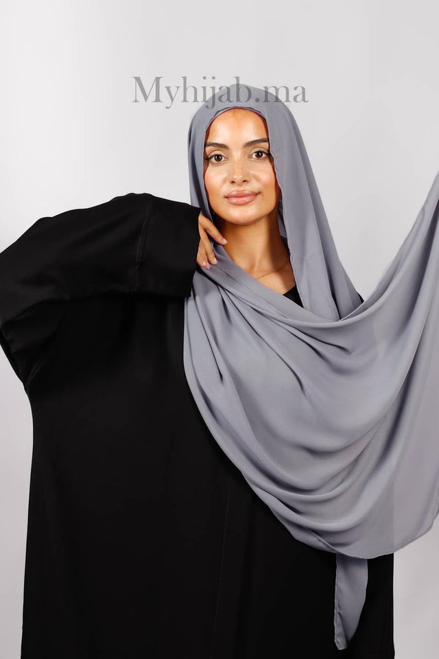 Crepe Bonnet Fermé - Gris