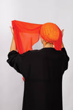 Crepe Bonnet Fermé - Orange