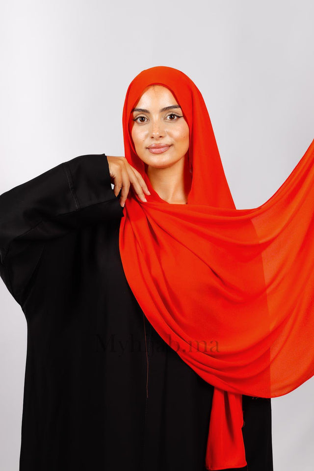 Crepe Bonnet Fermé - Rouge