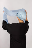 Crepe Bonnet Fermé - Blue pale