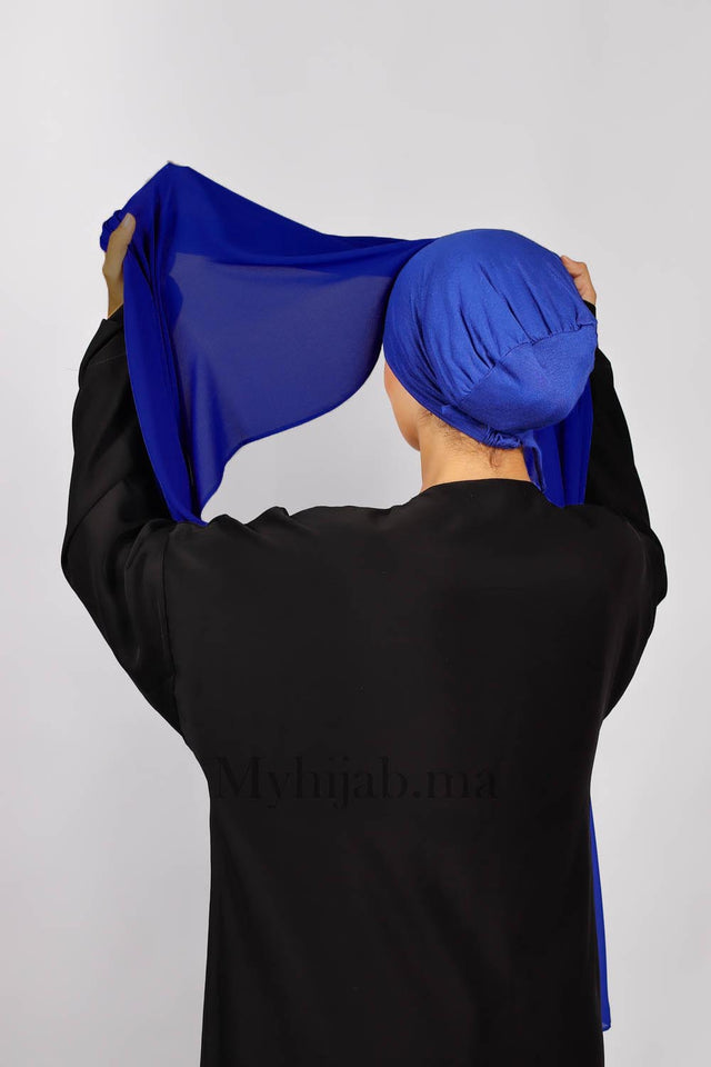 Crepe Bonnet Fermé - Blue roi