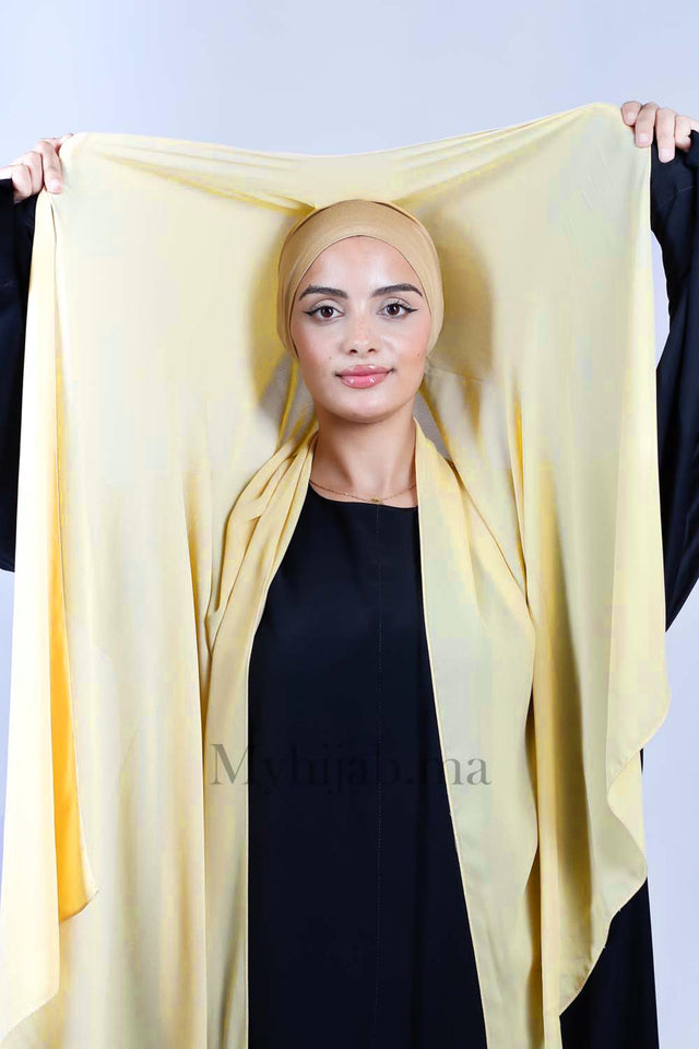 Crepe Bonnet Fermé - beige pale