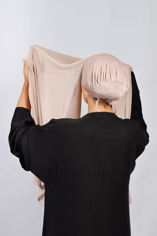 Crepe Bonnet Fermé - Beige gris