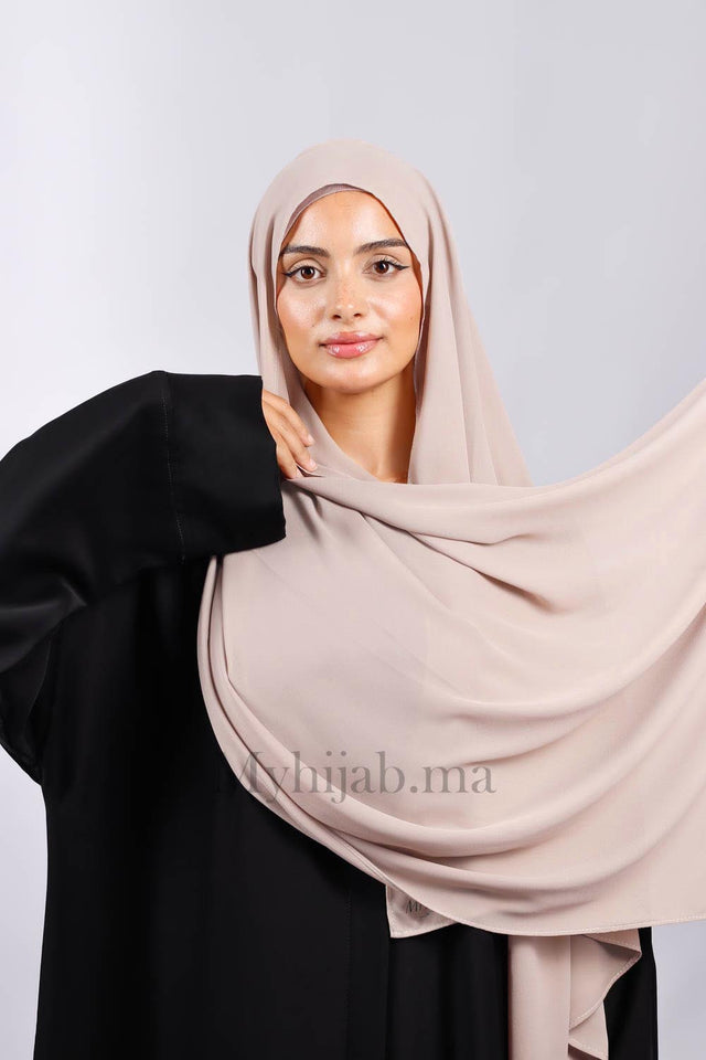 Crepe Bonnet Fermé - Beige gris