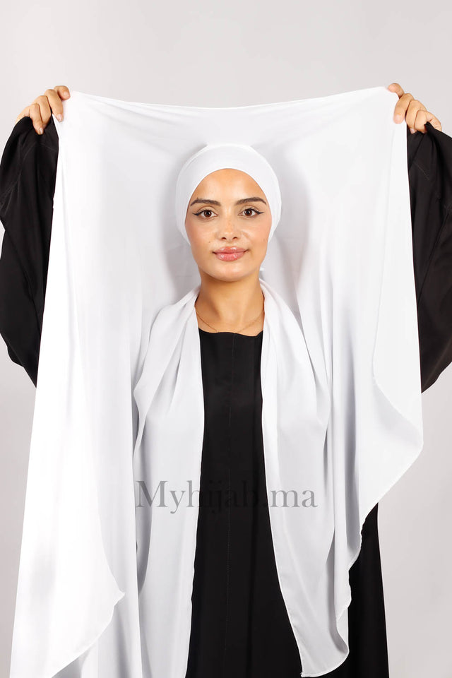 Crepe Bonnet Fermé - Blanche