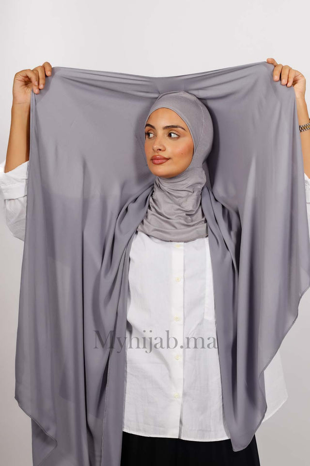 Crepe Bonnet Ninja - Gris