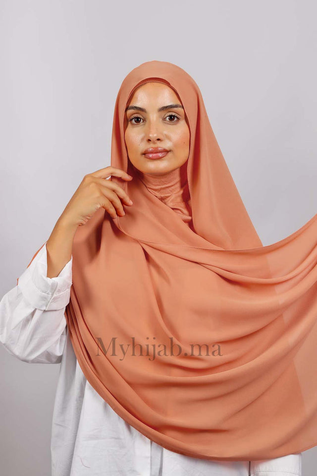 Crepe Bonnet Ninja - Salmon