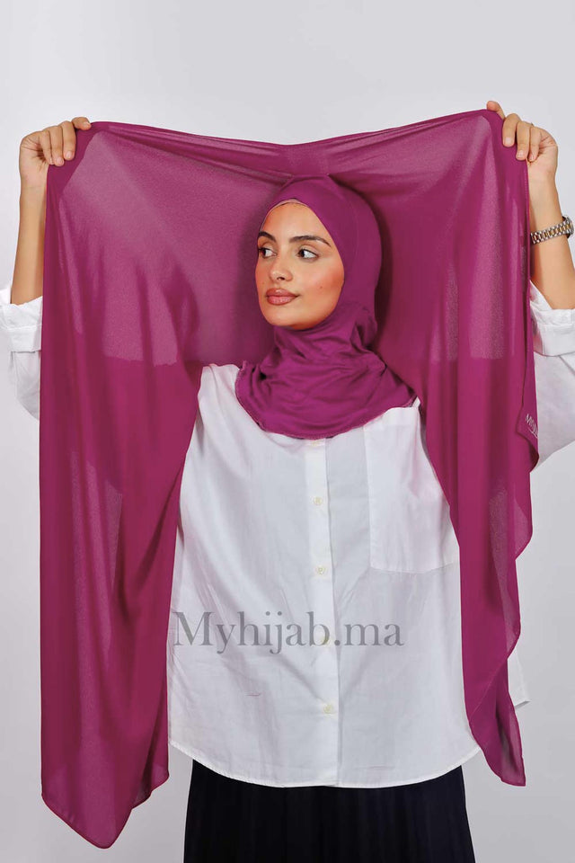 Crepe Bonnet Ninja - Rose indien