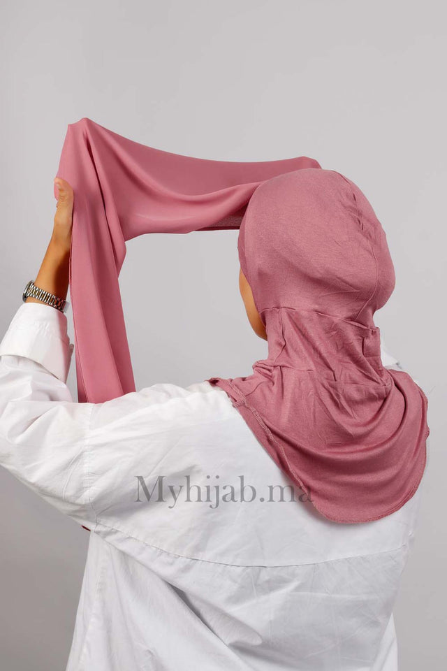 Crepe Bonnet Ninja - Rose