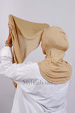 Crepe Bonnet Ninja - Beige foncé