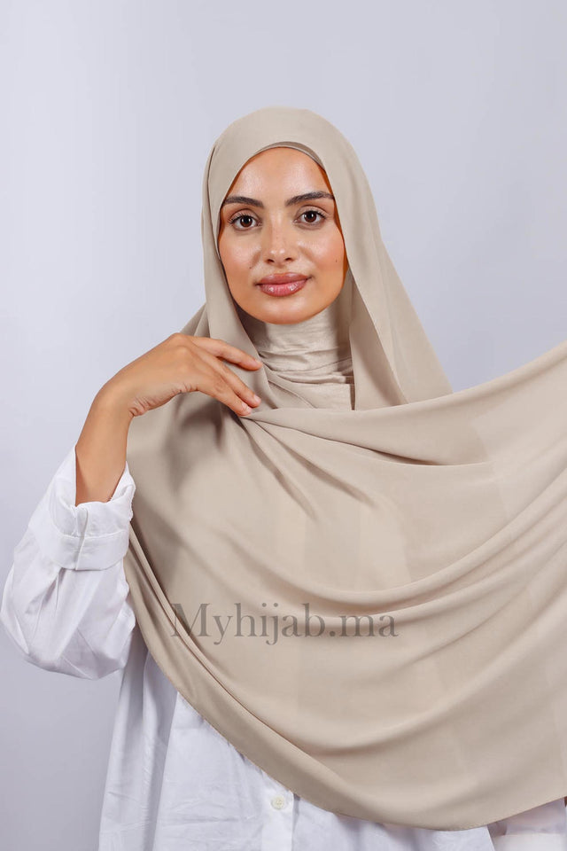 Crepe Bonnet Ninja - Beige