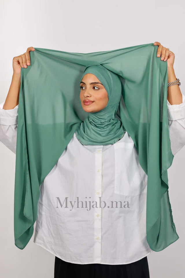 Crepe Bonnet Ninja - Turqoise