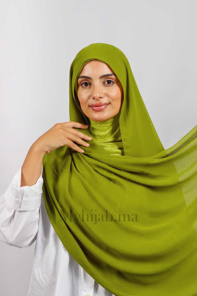 Crepe Bonnet Ninja - Pistache fonce