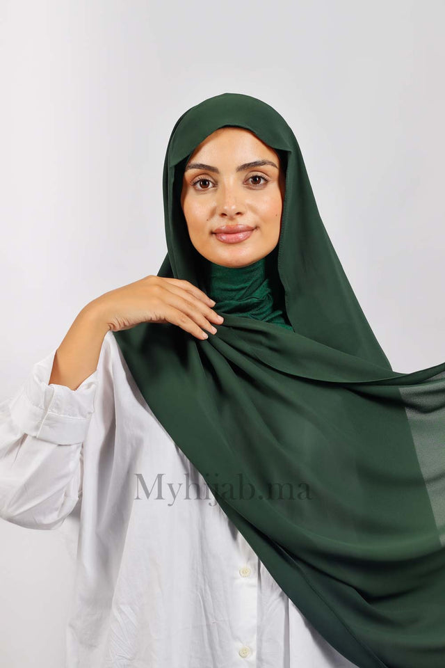 Crepe Bonnet Ninja - Vert foncé