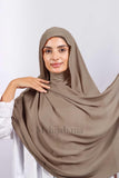 Crepe Bonnet Ninja - Marron taupe