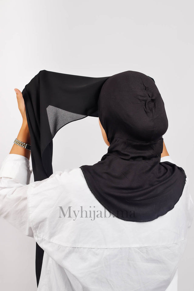 Crepe Bonnet Ninja - Noir