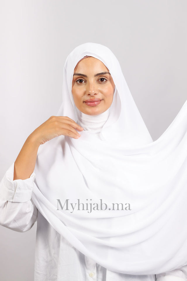 Crepe Bonnet Ninja - Blanche