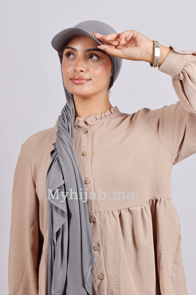 Châle Casquette - Gris