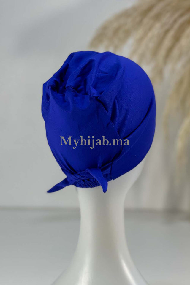 bonnet sous hijab - blue roi