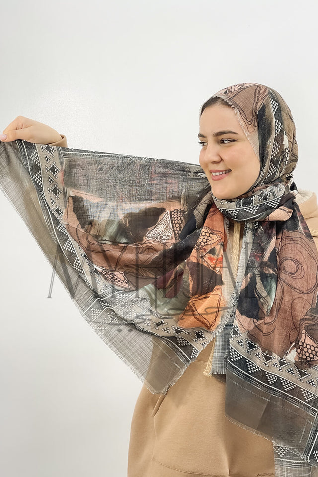 Châle de fil-couleur Vision