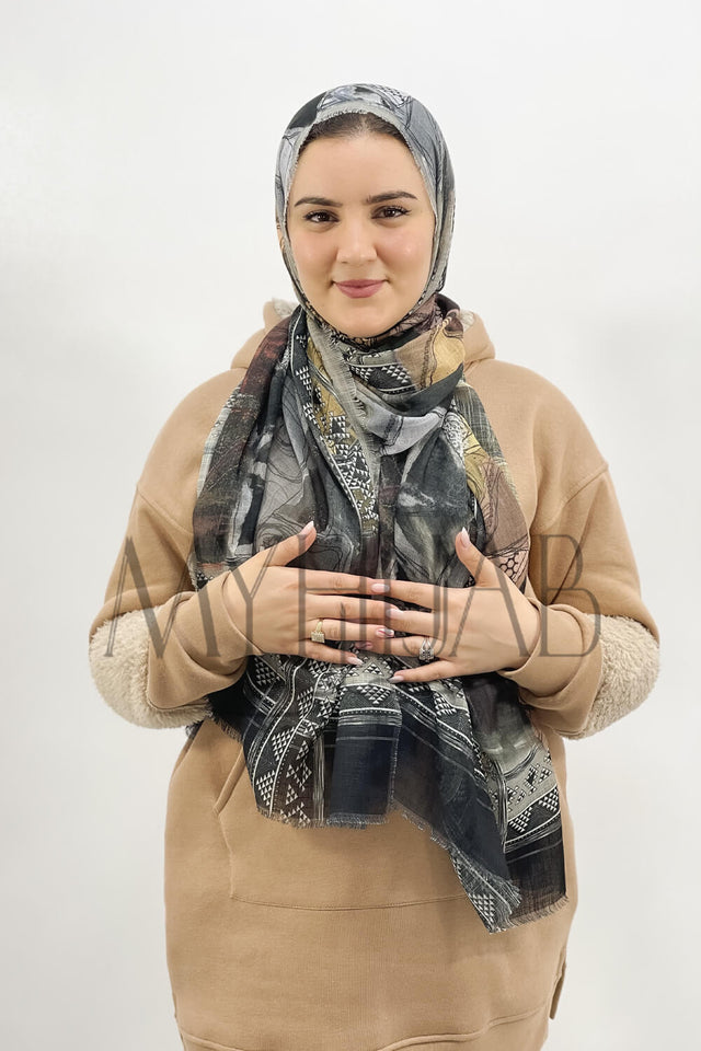 Châle de fil-couleur Vision