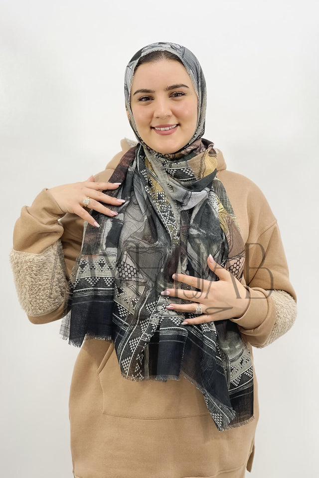 Châle de fil-couleur Vision