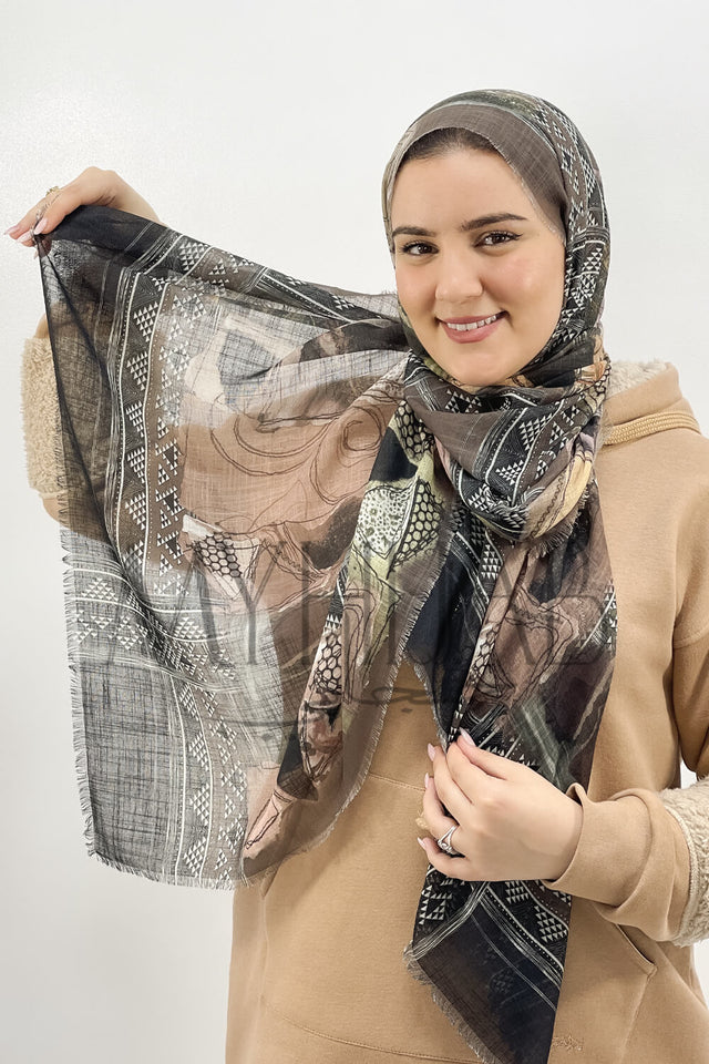 Châle de fil-couleur Vision