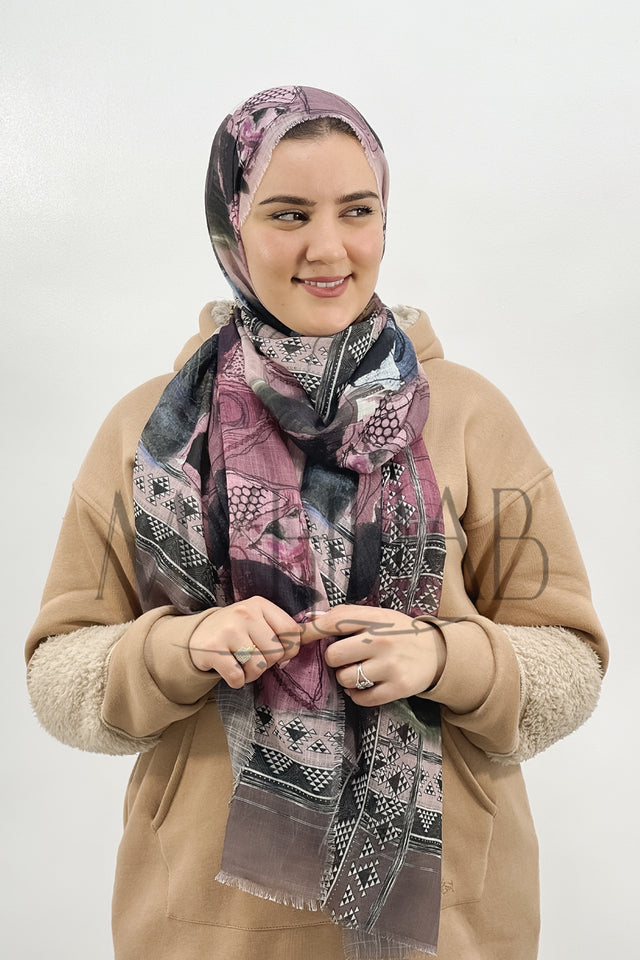 Châle de fil-couleur Vision