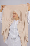 Lycra Bonnet Jasmine - Biege rose