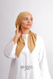 Turban Miral – Beige foncé