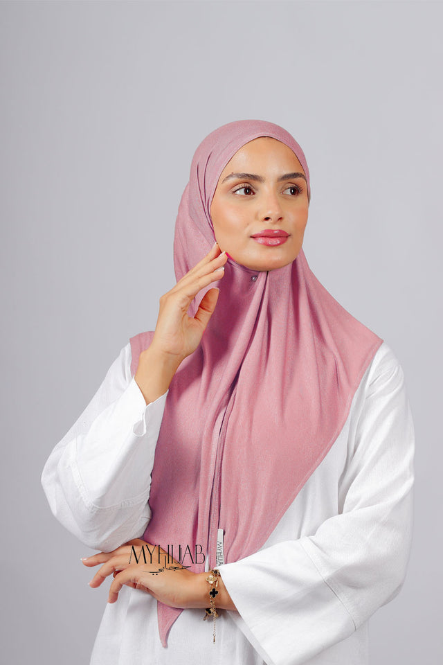Foular Lycra - Rose nude