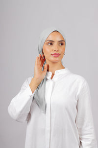 Foular Lycra - Gris perle