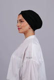 Turban Croisé Cotton - Noir