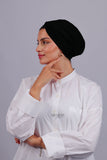 Turban Croisé Cotton - Noir