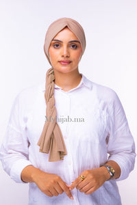 Turban Dubai - Beige pink foncé