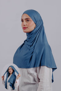 Lycra Tie Back - Bleu jeans