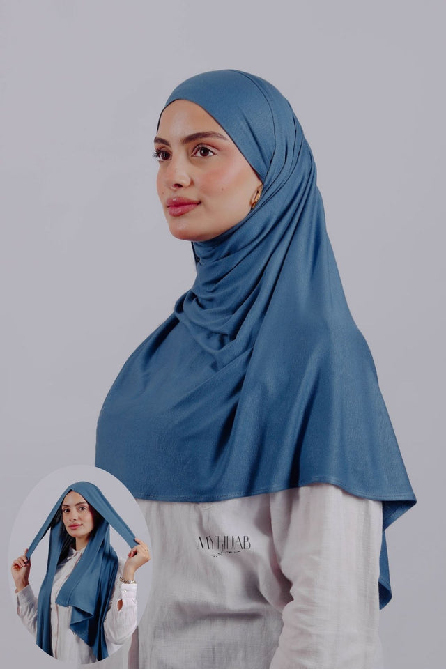 Lycra Tie Back - Bleu jeans