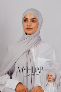 Lycra Bonnet Jasmine - Gris clair
