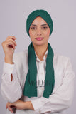 Turban Dubai - Vert pétrole