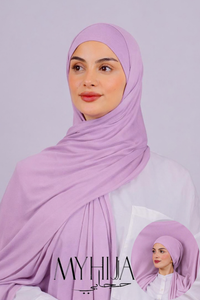 Lycra Bonnet Jasmine - Mauve clair