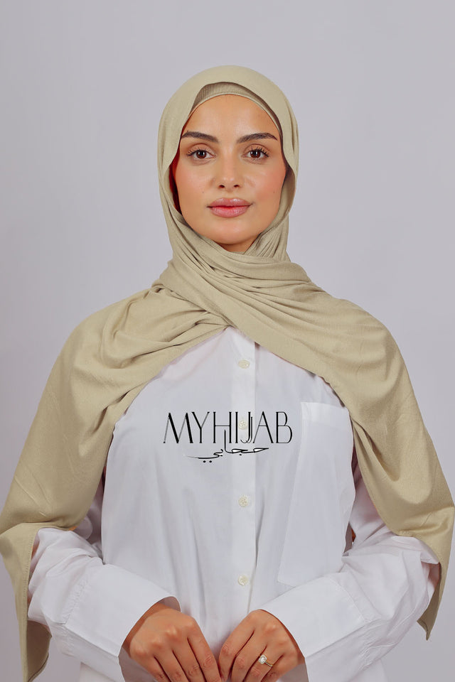 Lycra Bonnet Jasmine - Beige crème
